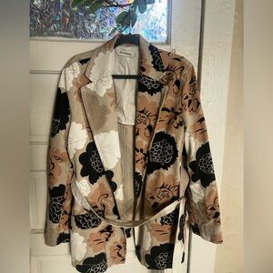 Marimekko Floral Jean Blazer Wrap
